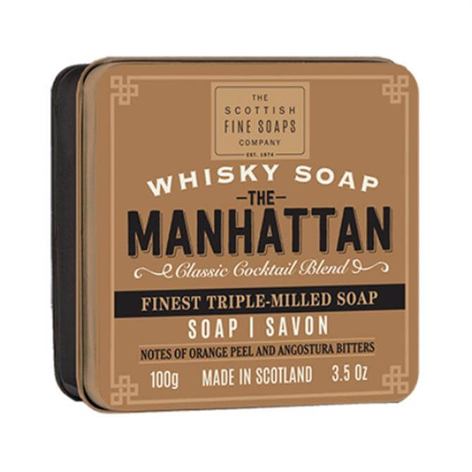 Scottish Fine Soaps Whisky Cocktail Manhattan Luxury Soap